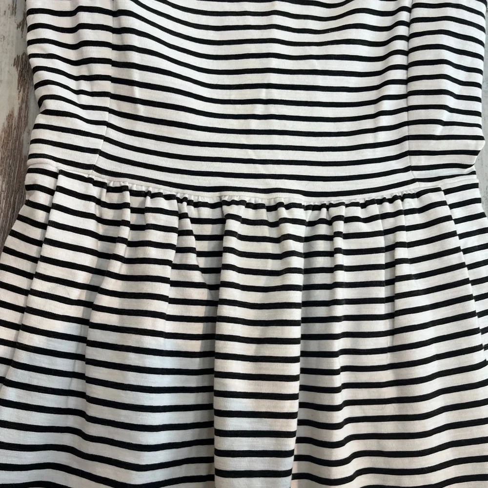 J.Crew Daybreak Striped Pleated Ponte Mini Dress - Size Small - Picture 10 of 16